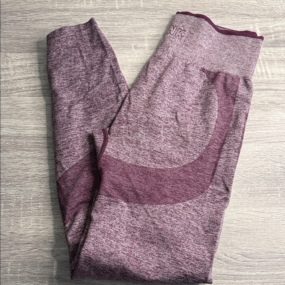 Victoria's Secret Pink Maroon Seamless Apparel